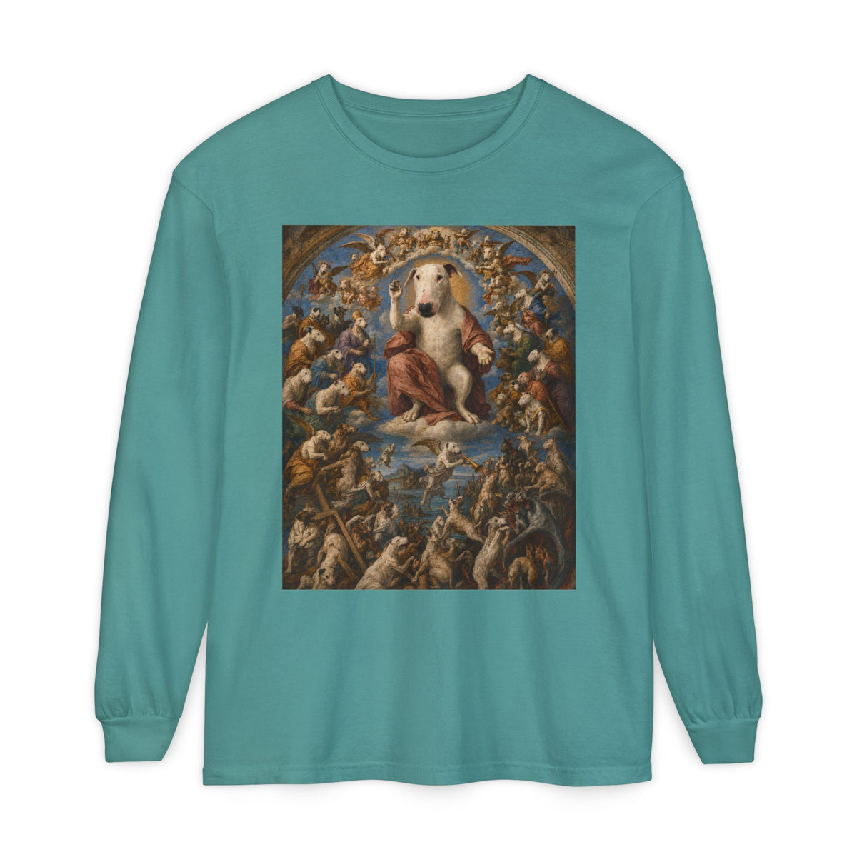 Bull Terrier The Last Judgement — after Michelangelo, 1541 | Long Sleeve