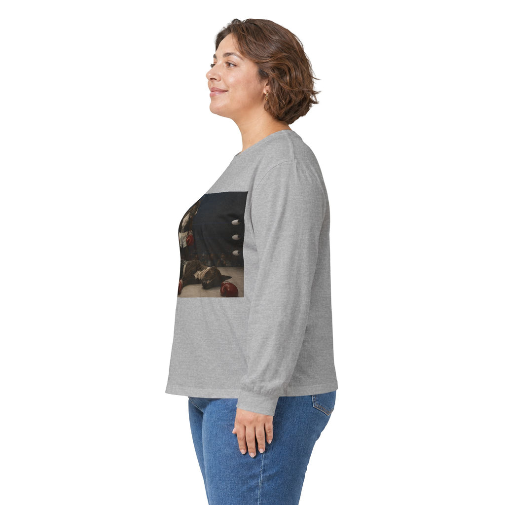 Bull Terrier Mona Lisa — after Leonardo da Vinci, c.1503 | Long Sleeve
