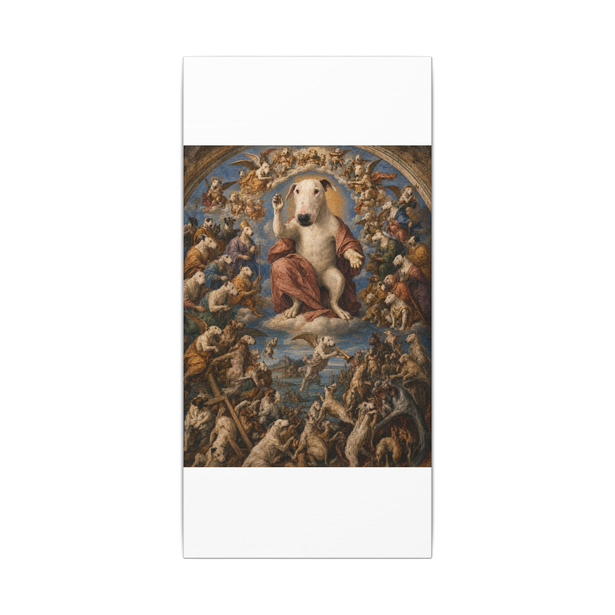 Bull Terrier The Last Judgement — after Michelangelo, 1541 | Canvas