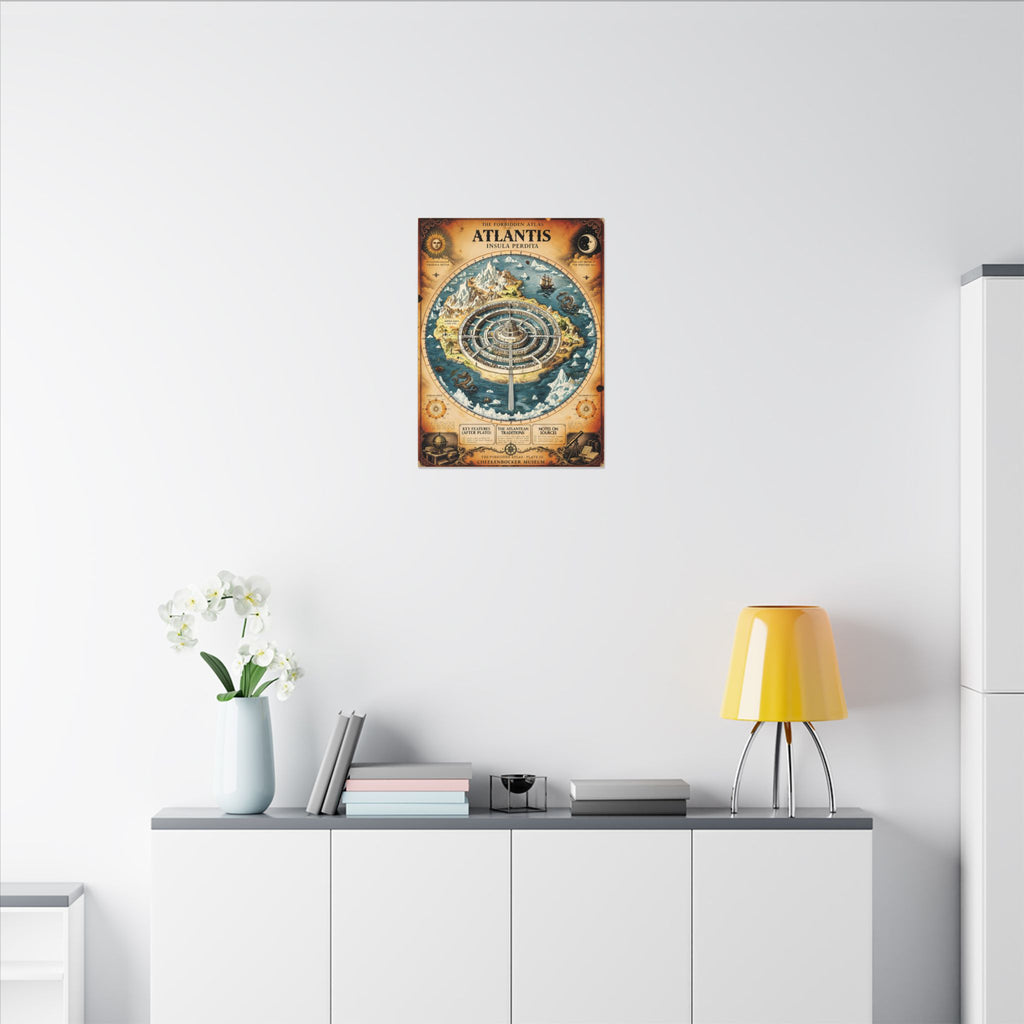Atlantis, The Forbidden Atlas Plate III | Canvas