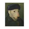 Bull Terrier Self-Portrait with Bandaged Ear — after Vincent van Gogh, 1889 | Canvas