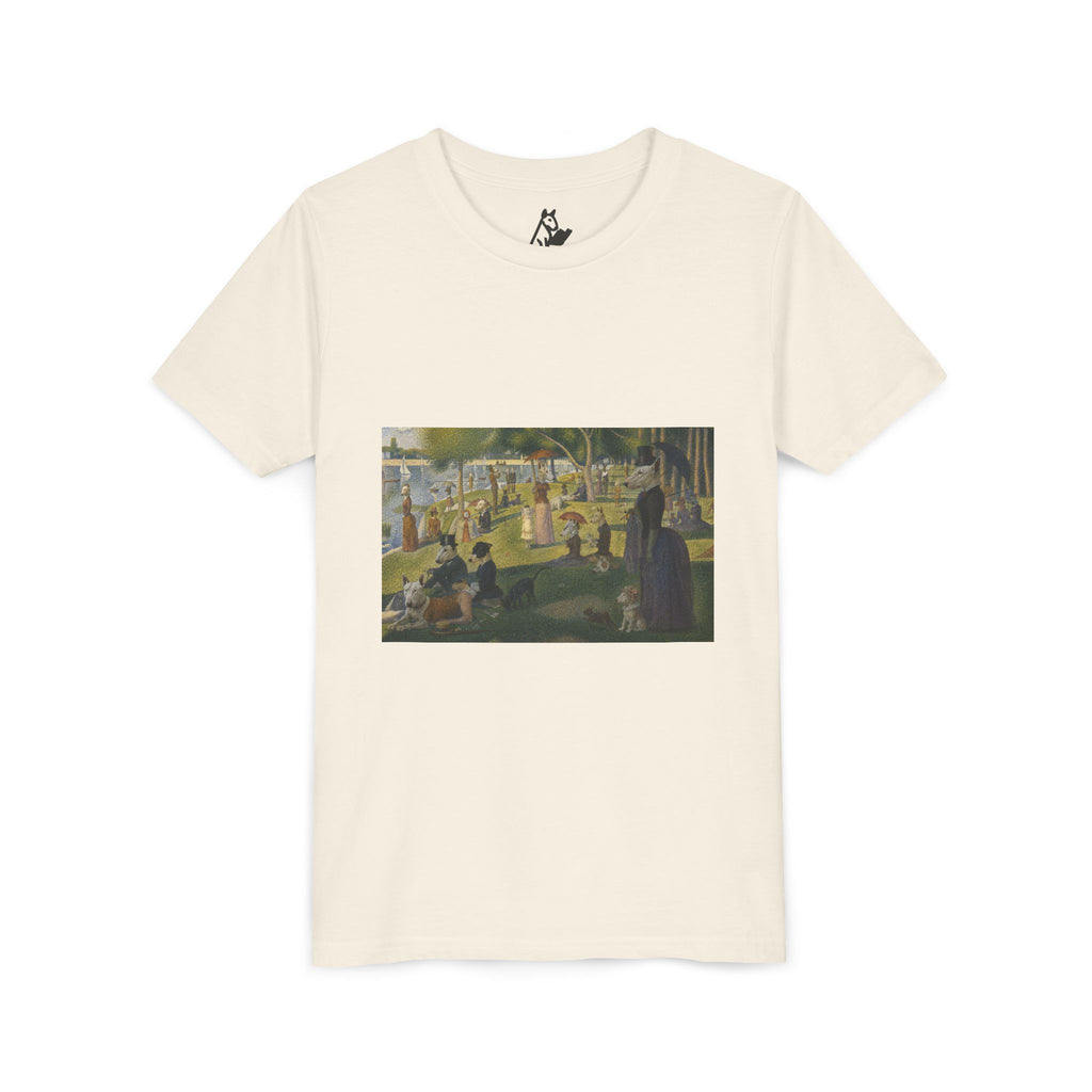Bull Terrier A Sunday Afternoon on La Grande Jatte — after Georges Seurat, 1886 | Youth Tee