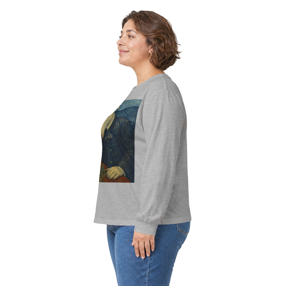 Bull Terrier Portrait Of Doctor Gachet — after Vincent van Gogh, 1890 | Long Sleeve