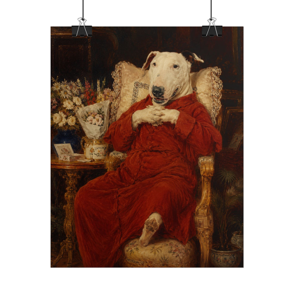 Bull Terrier Happy Birthday | Print