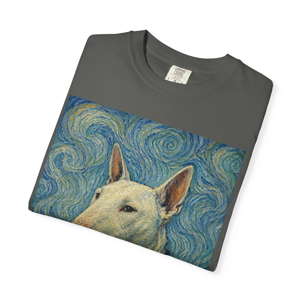 Bull Terrier Self-Portrait — after Vincent van Gogh, 1889 | Garment-Dyed Tee