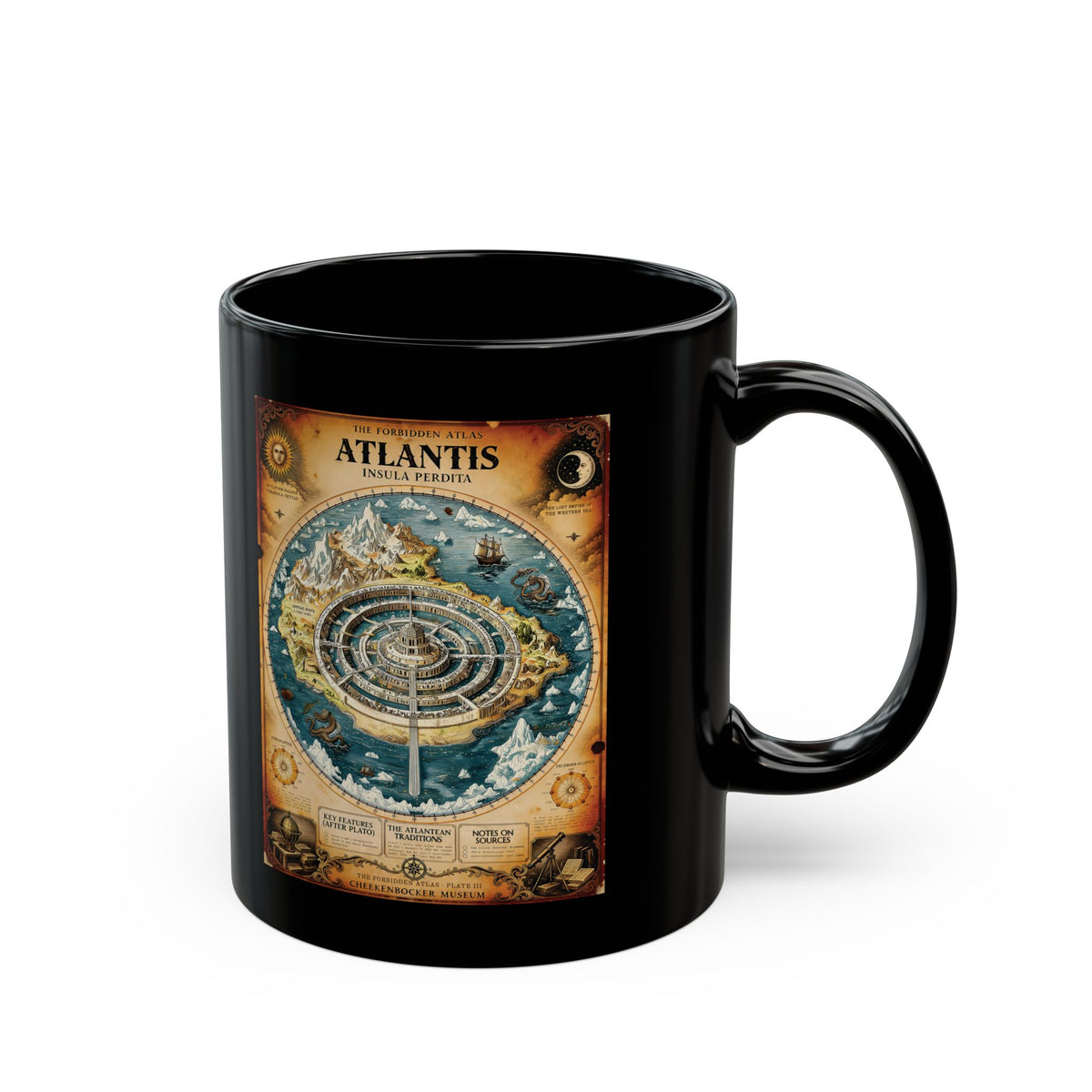 Atlantis, The Forbidden Atlas Plate III | Mug