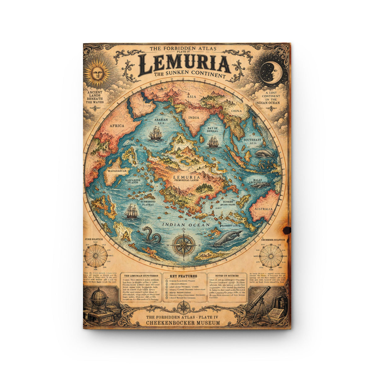 Lemuria, The Forbidden Atlas Plate IV | Journal