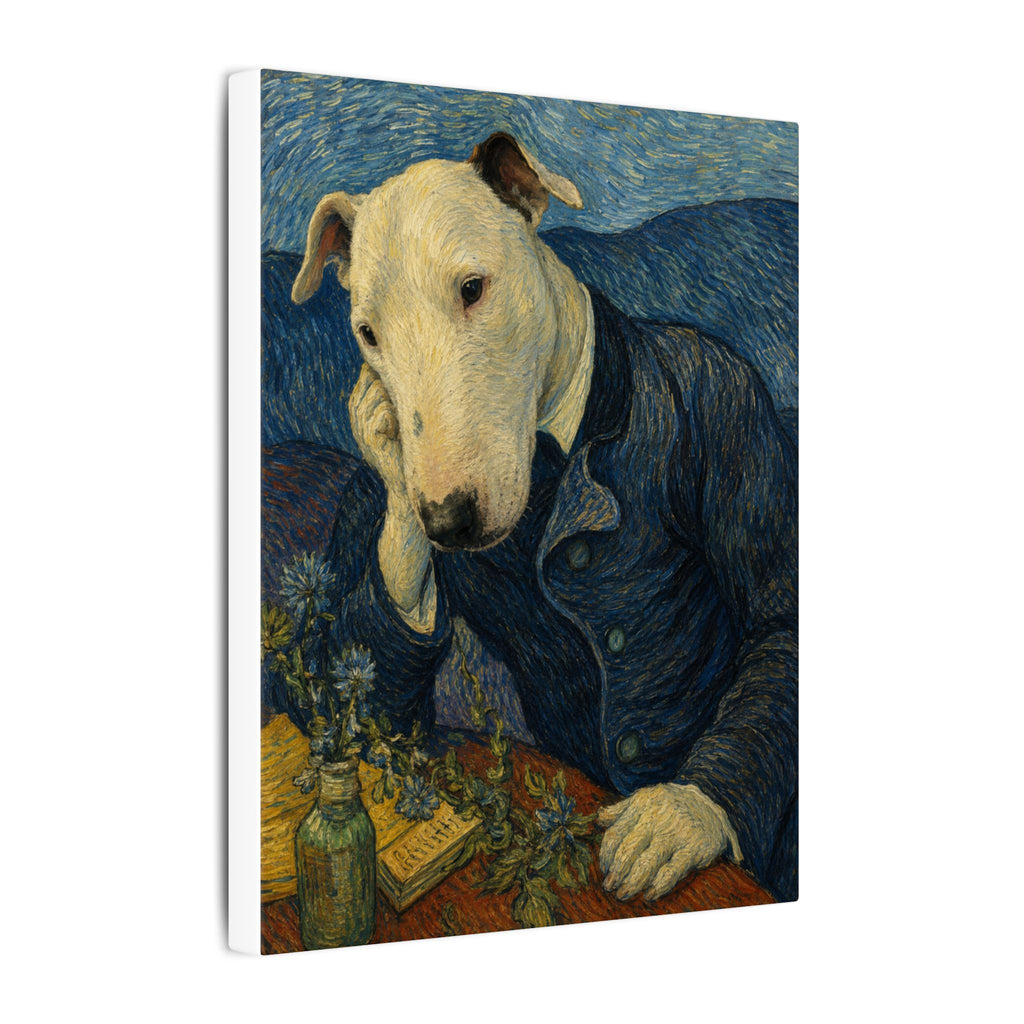 Bull Terrier Portrait of Doctor Gachet — after Vincent van Gogh, 1890 | Canvas