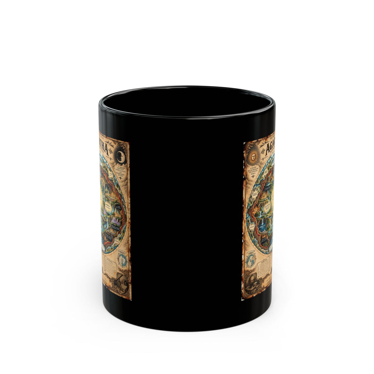 Agartha, The Forbidden Atlas Plate VI | Mug
