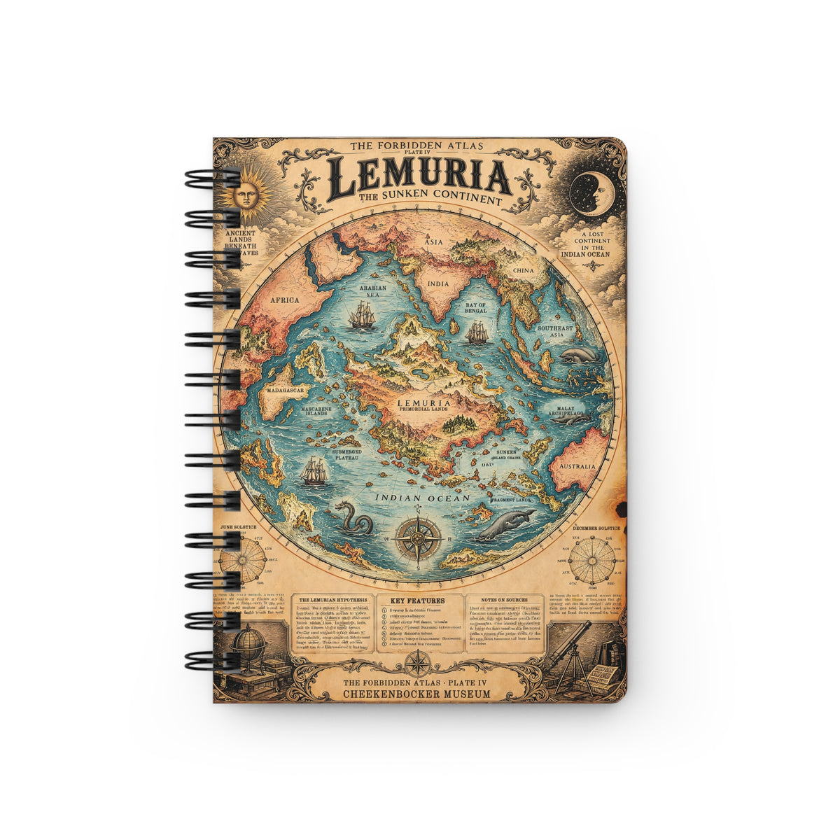 Lemuria, The Forbidden Atlas Plate IV | Spiral Journal