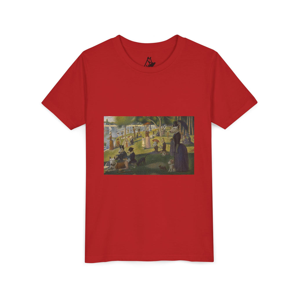 Bull Terrier A Sunday Afternoon on La Grande Jatte — after Georges Seurat, 1886 | Youth Tee