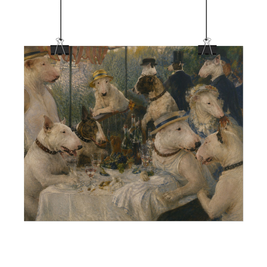 Bull Terrier Luncheon of the Boating Party — after Pierre-Auguste Renoir, 1881 | Poster