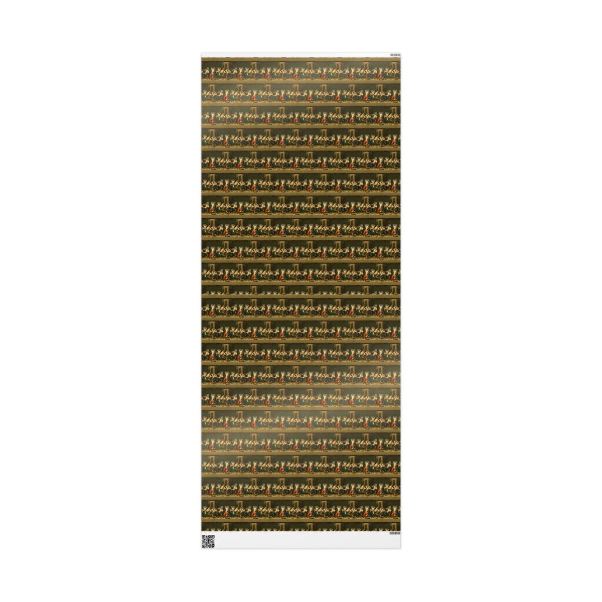 Bull Terrier The Last Supper — after Leonardo da Vinci, 1498 | Wrapping Paper