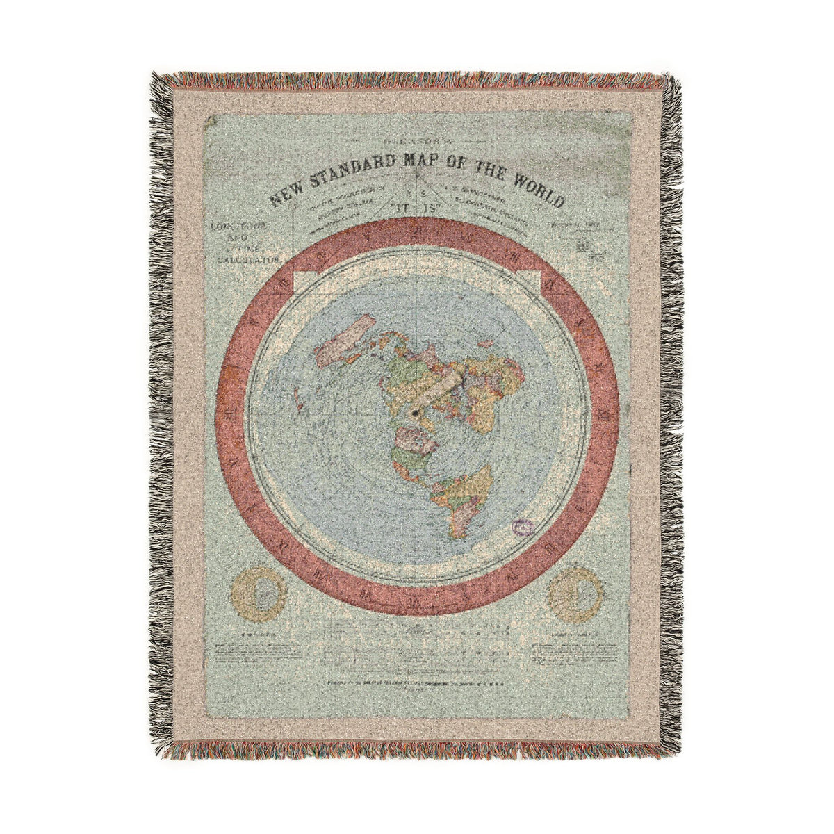 Gleason's New Standard Map of the World, 1892 | Blanket