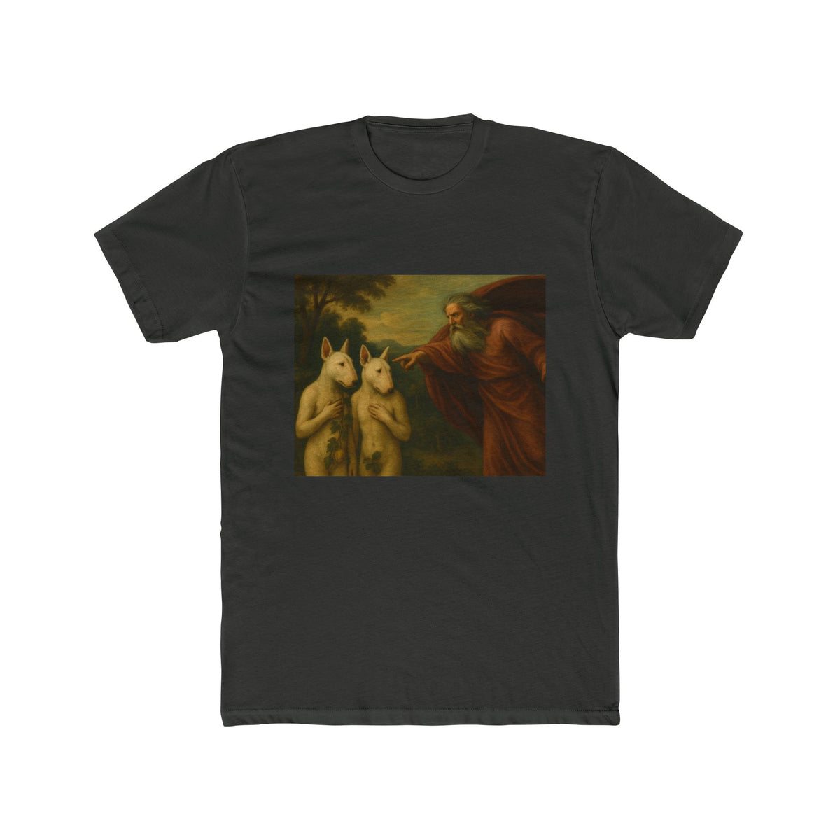 Bull Terrier The Rebuke Of Adam And Eve — after Domenichino, 1626 | Tee
