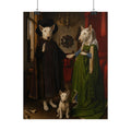 Bull Terrier The Arnolfini Portrait — after Jan van Eyck, 1434 | Poster