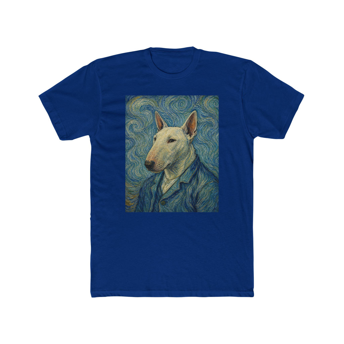 Bull Terrier Starry Night — after Vincent van Gogh, 1889 | Tee