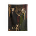 Bull Terrier The Arnolfini Portrait — after Jan van Eyck, 1434 | Tapestry