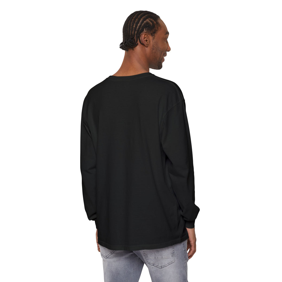 Bull Terrier Vitruvian Man — after Leonardo da Vinci, c.1490 | Long Sleeve