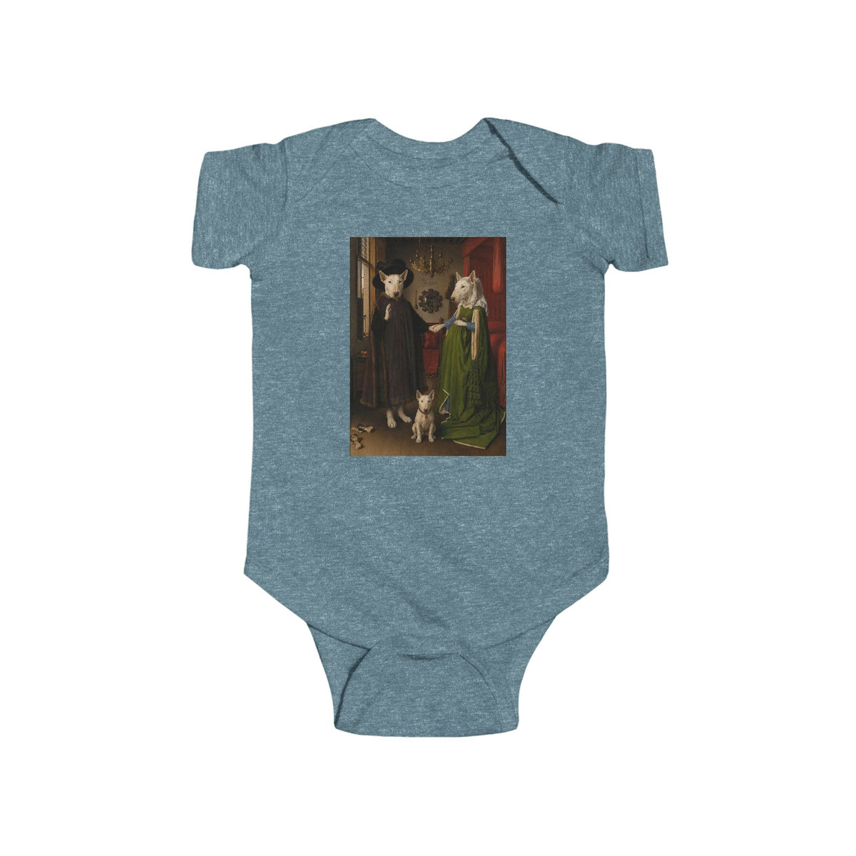 Bull Terrier The Arnolfini Portrait — after Jan van Eyck, 1434 | Bodysuit