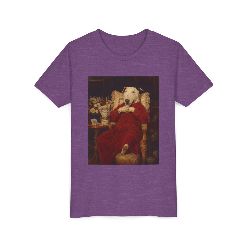 Bull Terrier A Happy Birthday — after Antonio Casanova y Estorach, c.1890 | Youth Tee