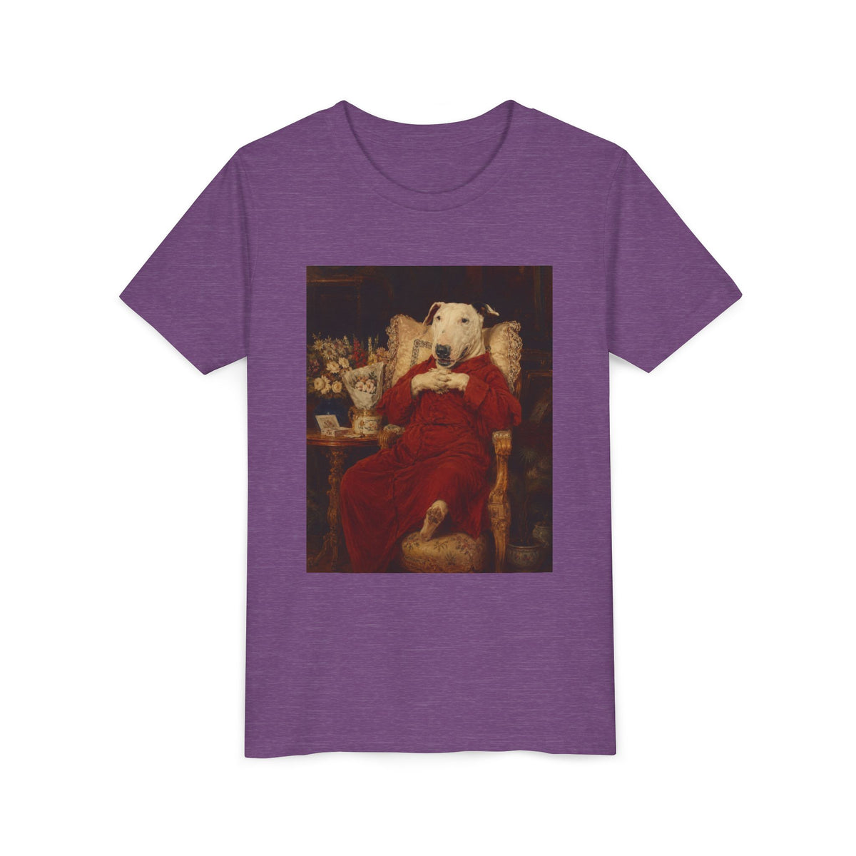 Bull Terrier A Happy Birthday — after Antonio Casanova y Estorach, c.1890 | Youth Tee