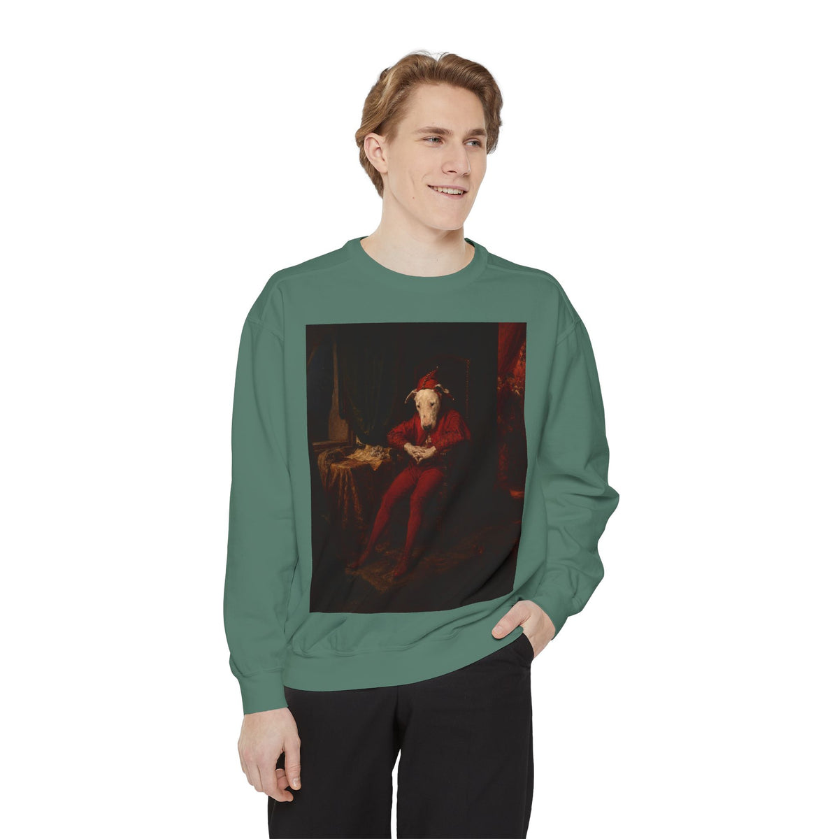Bull Terrier Stańczyk — after Jan Matejko, 1862 | Crewneck
