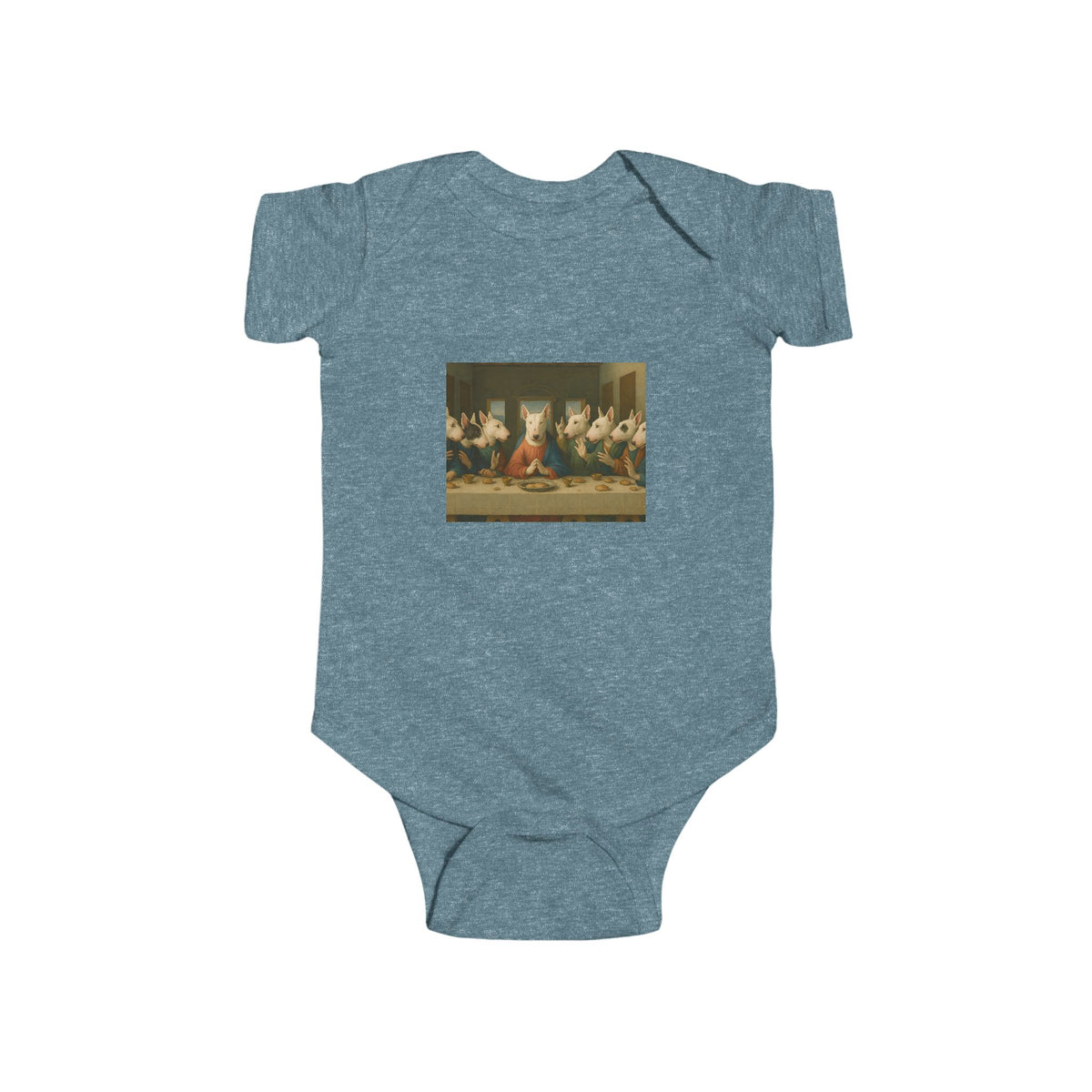Bull Terrier The Last Supper — after Leonardo da Vinci, 1498 | Bodysuit