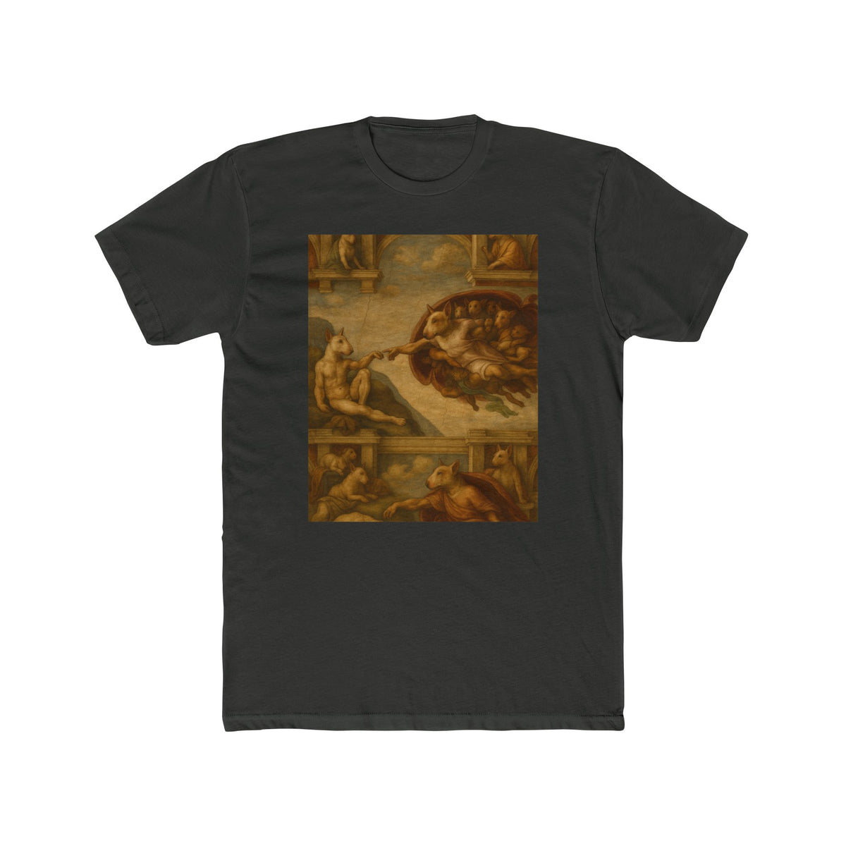 Bull Terrier The Creation Of Adam — after Michelangelo, 1512 | Tee