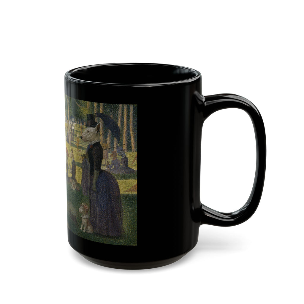 Bull Terrier A Sunday Afternoon on La Grande Jatte — after Georges Seurat, 1886 | Mug