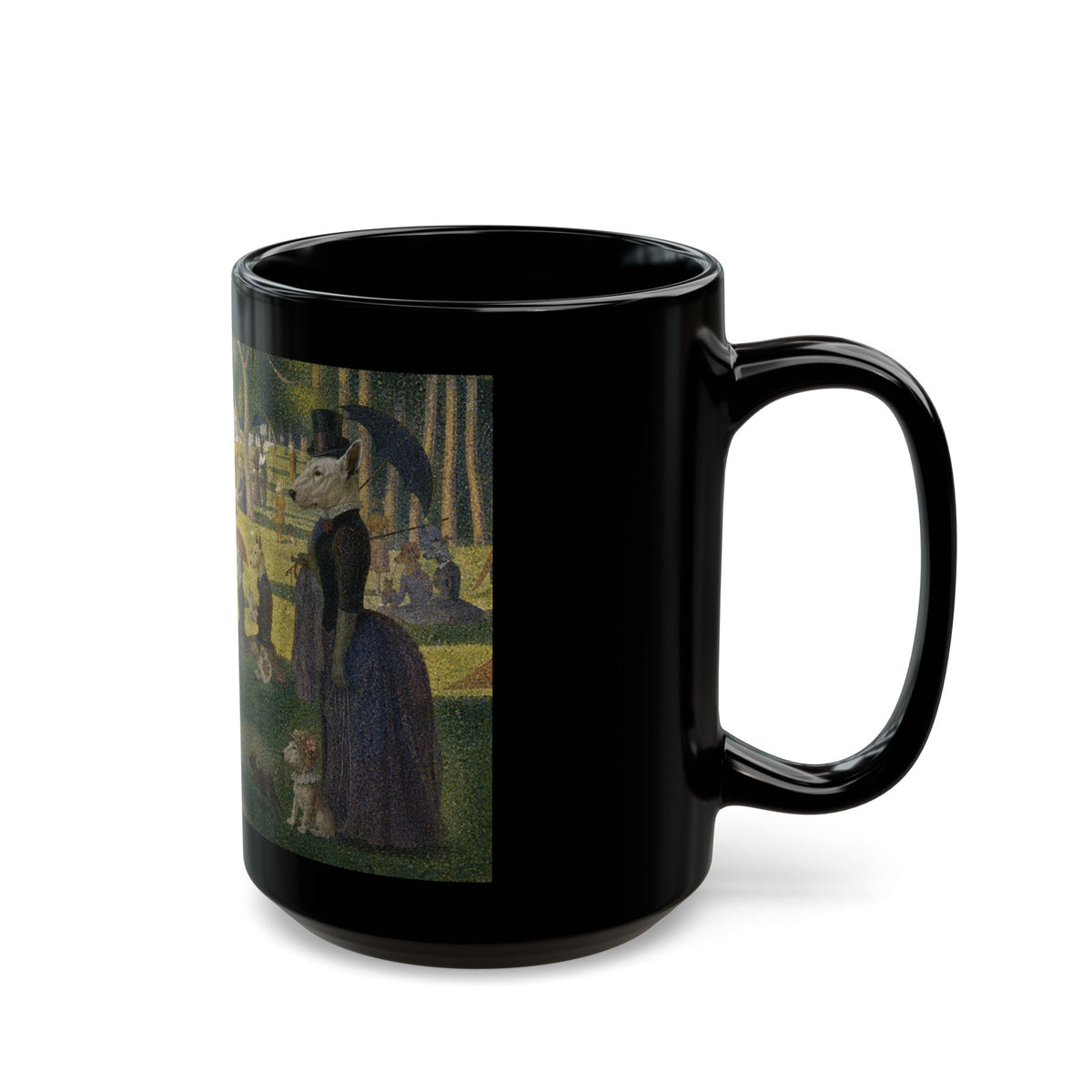 Bull Terrier A Sunday Afternoon on La Grande Jatte — after Georges Seurat, 1886 | Mug