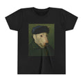 Bull Terrier Self-Portrait with Bandaged Ear — after Vincent van Gogh, 1889 | Youth Tee