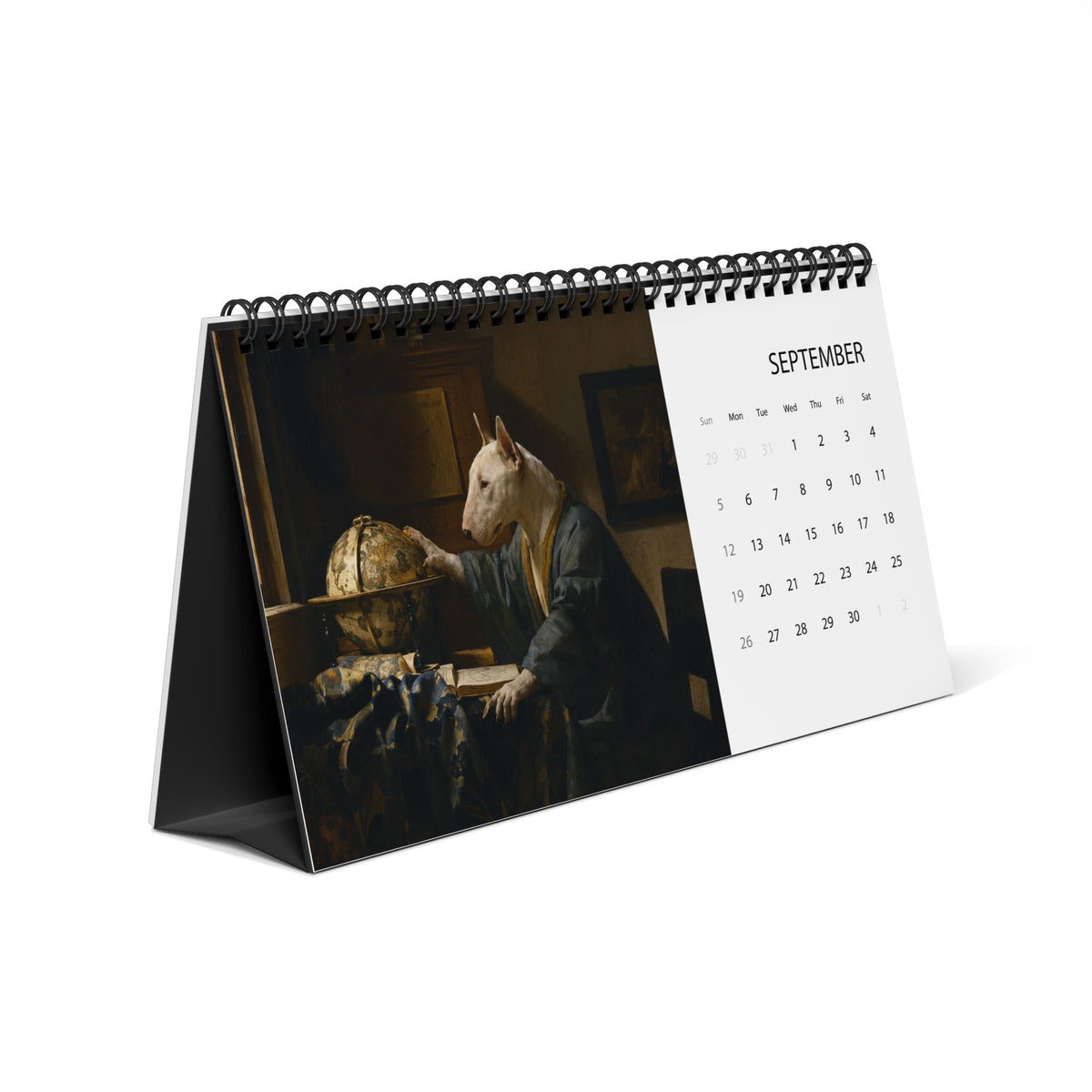 Bull Terrier The Permanent Collection | Desk Calendar