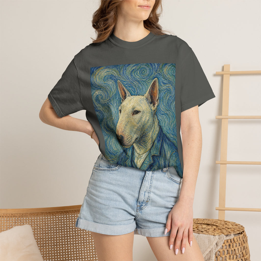 Bull Terrier Self-Portrait — after Vincent van Gogh, 1889 | Garment-Dyed Tee